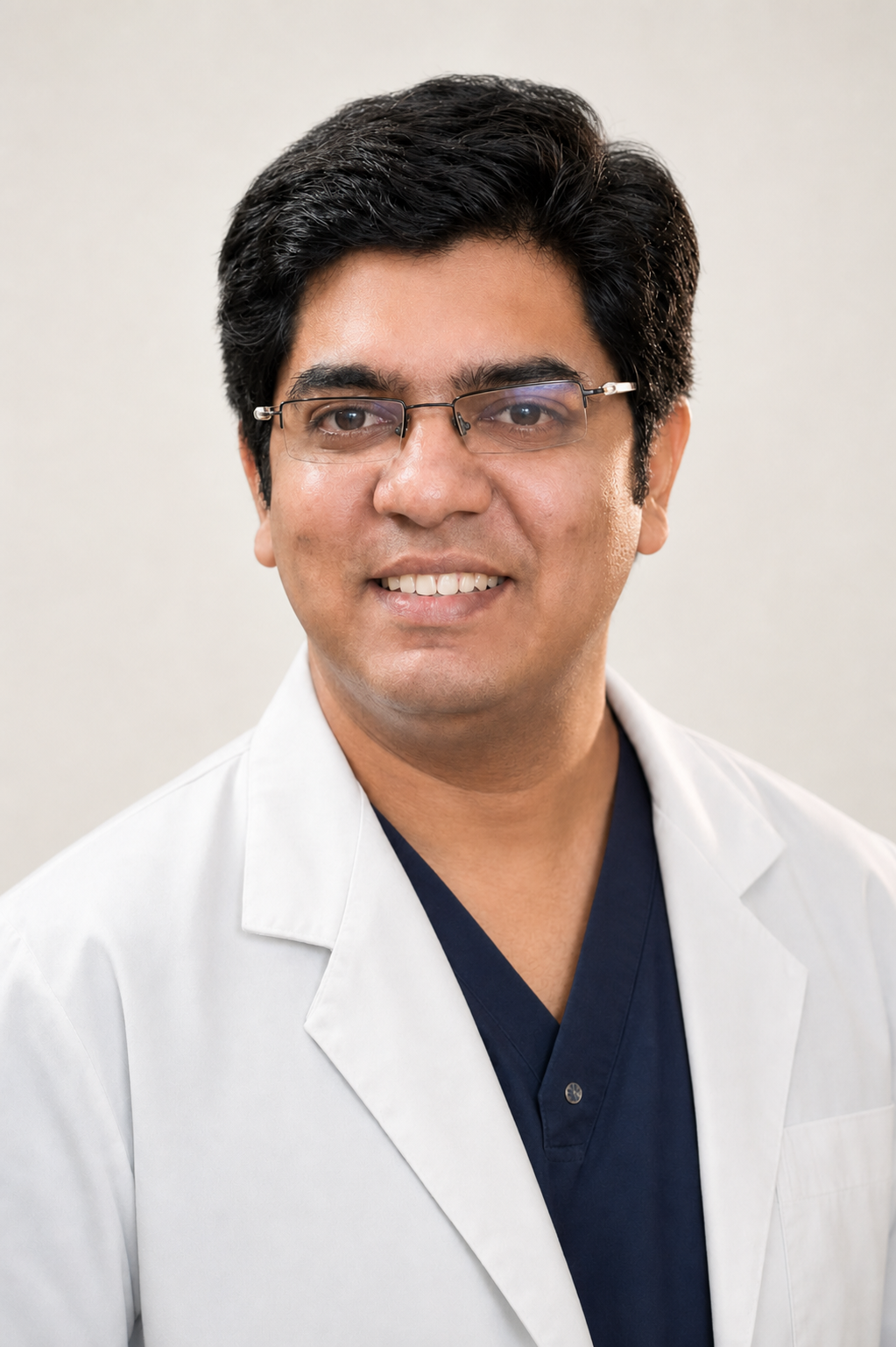 Portrait of Dr Ashok Shyam
